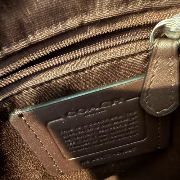 Coach Black Pebbled Leather Handbag - Picture 4 of 11